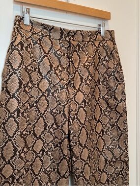 Zara Brown and Black Snake Print pants